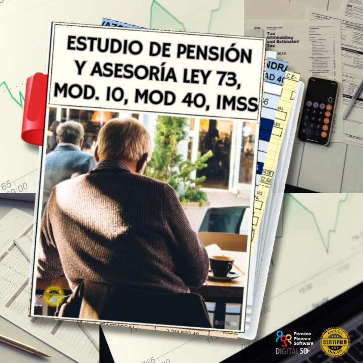 Portada de Tus cálculos de pensión Ley 73 de 60 a 65 años